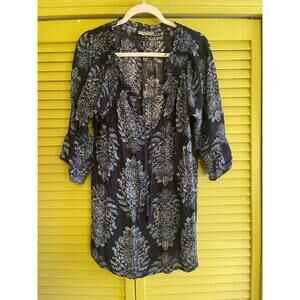 J Valdi Blue Print Swimsuit Coverup - Size M - Gently Used